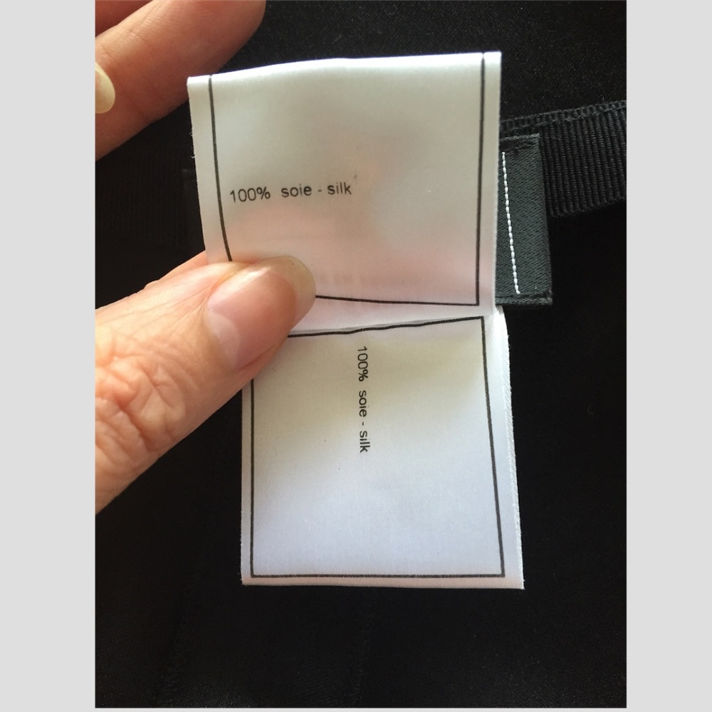 Chanel silk Trousers with attached skirt - Picture 11 of 13